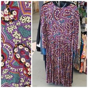 Vintage Patterned Dress